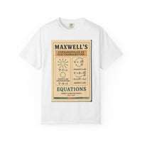 Vintage Science T-shirt, Maxwell's Equations Tee, Unisex Shirt, Gift for Science Lovers, Educational Apparel, Physics T-shirt, Nerdy Tee