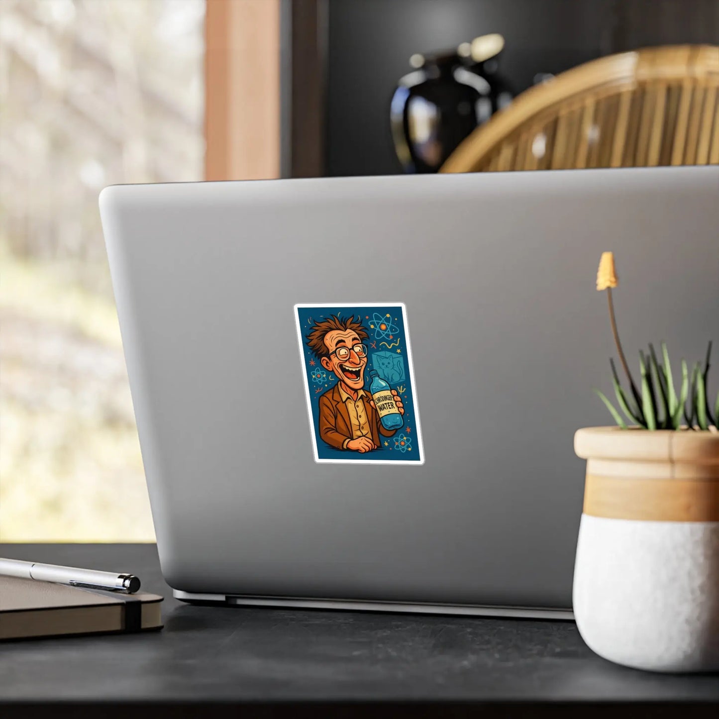 Decals - Erwin Shrodinger Water Design Printify