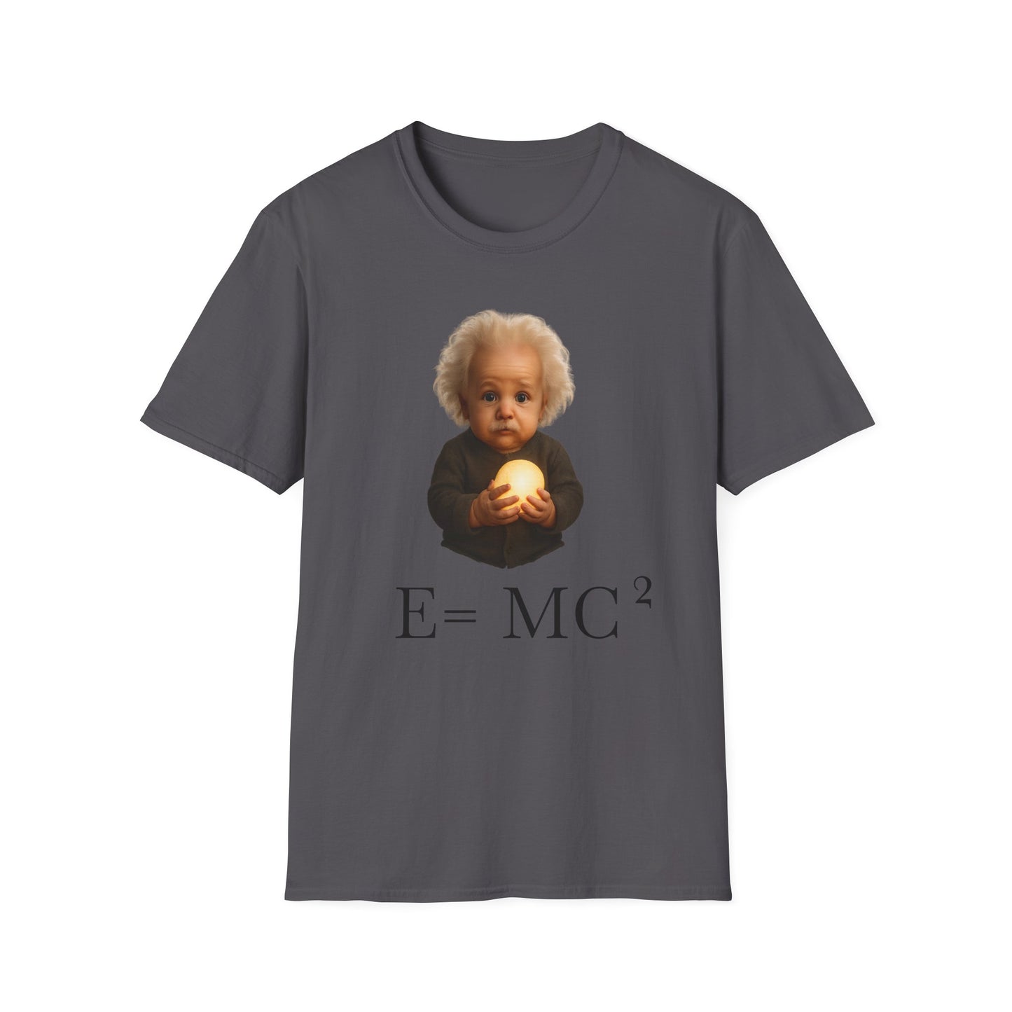 Einstein Baby Illustration T-Shirt, Cute Science Shirt, Gift for Science Lovers, Educational Apparel