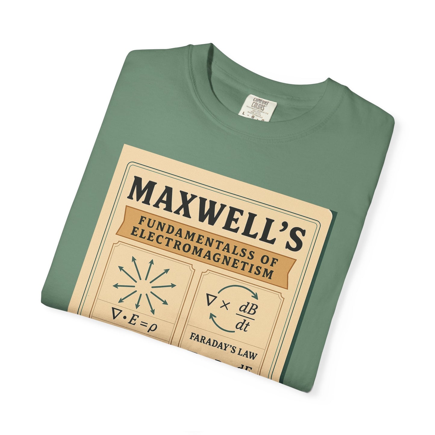 Vintage Science T-shirt, Maxwell's Equations Tee, Unisex Shirt, Gift for Science Lovers, Educational Apparel, Physics T-shirt, Nerdy Tee