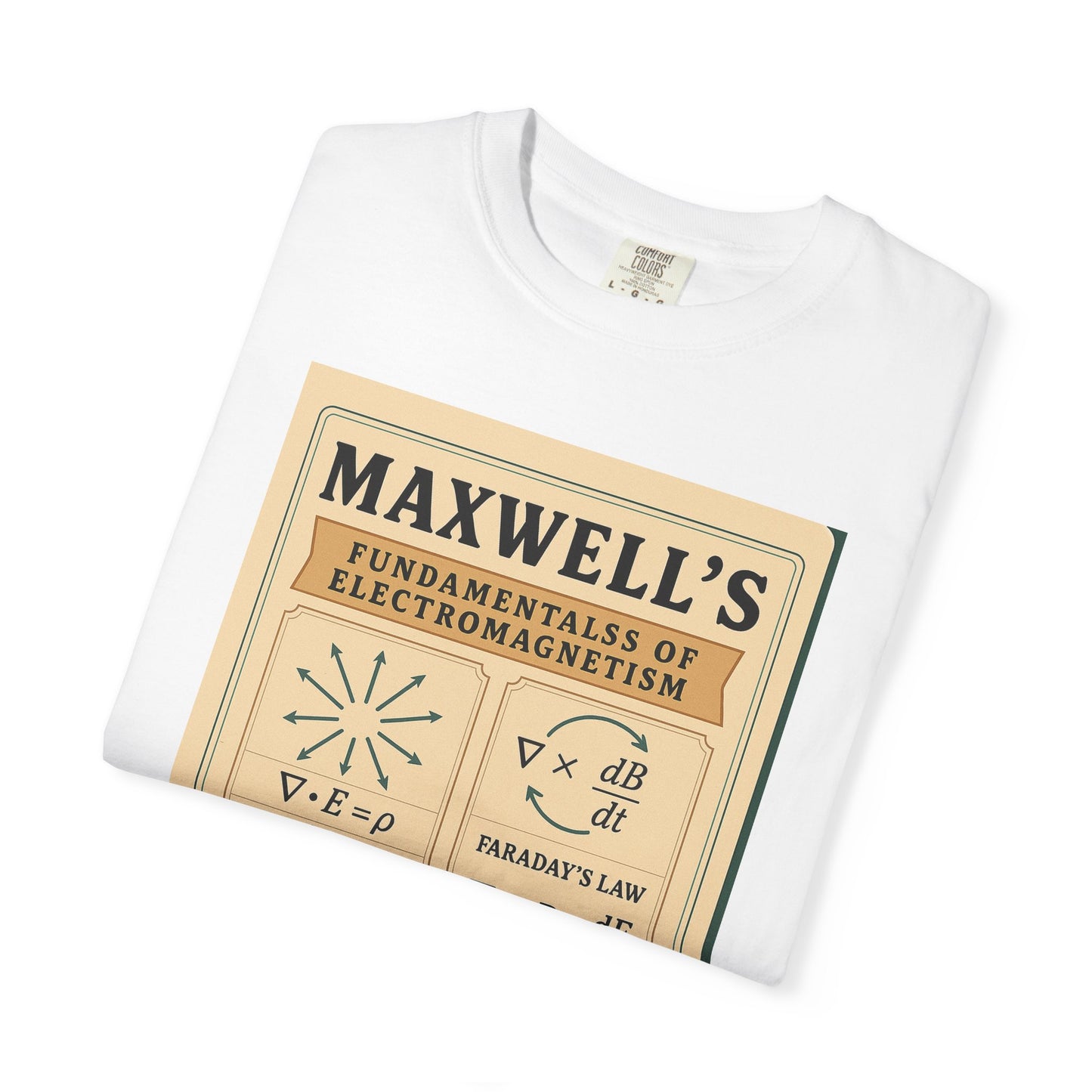 Vintage Science T-shirt, Maxwell's Equations Tee, Unisex Shirt, Gift for Science Lovers, Educational Apparel, Physics T-shirt, Nerdy Tee