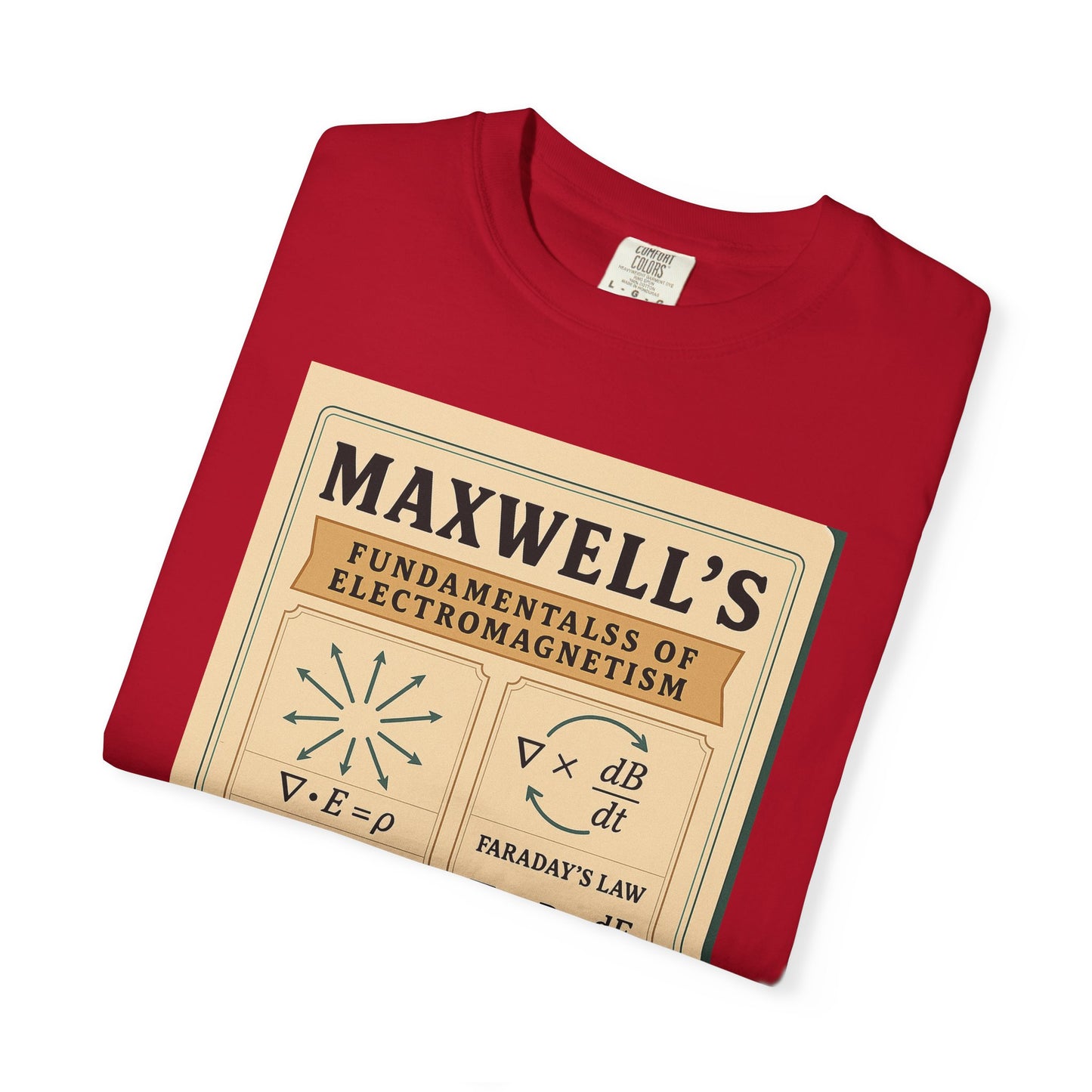 Vintage Science T-shirt, Maxwell's Equations Tee, Unisex Shirt, Gift for Science Lovers, Educational Apparel, Physics T-shirt, Nerdy Tee