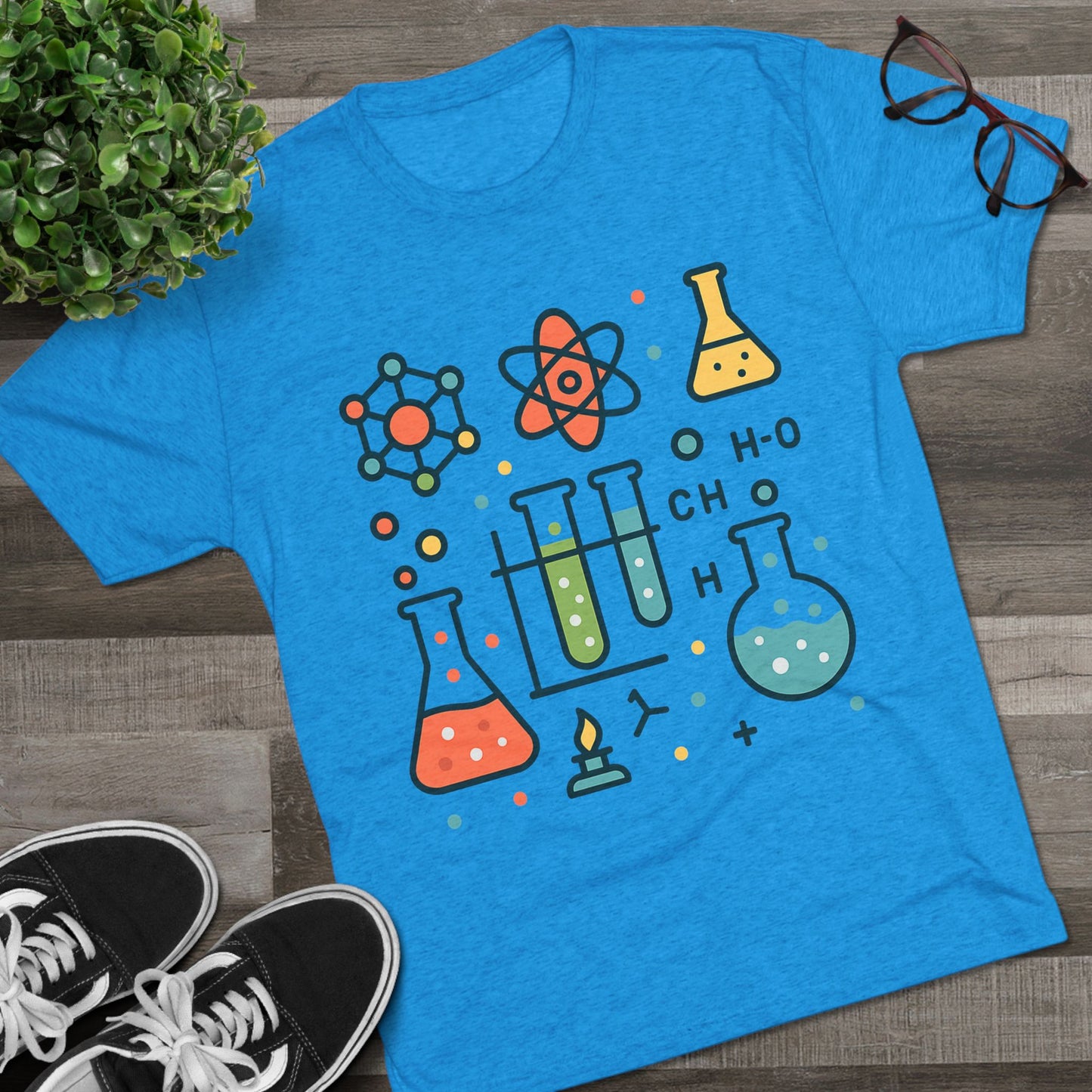 Chemistry Test Tubes & Beakers Shirt