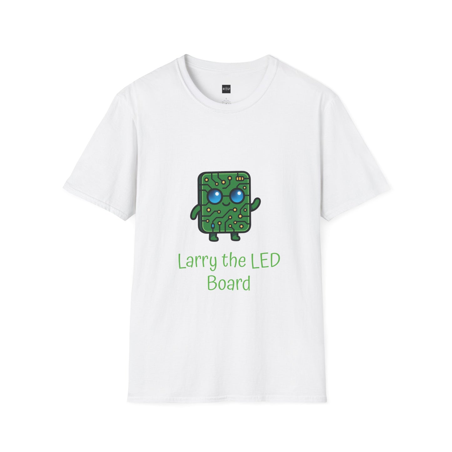 Larry the LED Board T‑Shirt — Cute Circuit Board Tech Tee