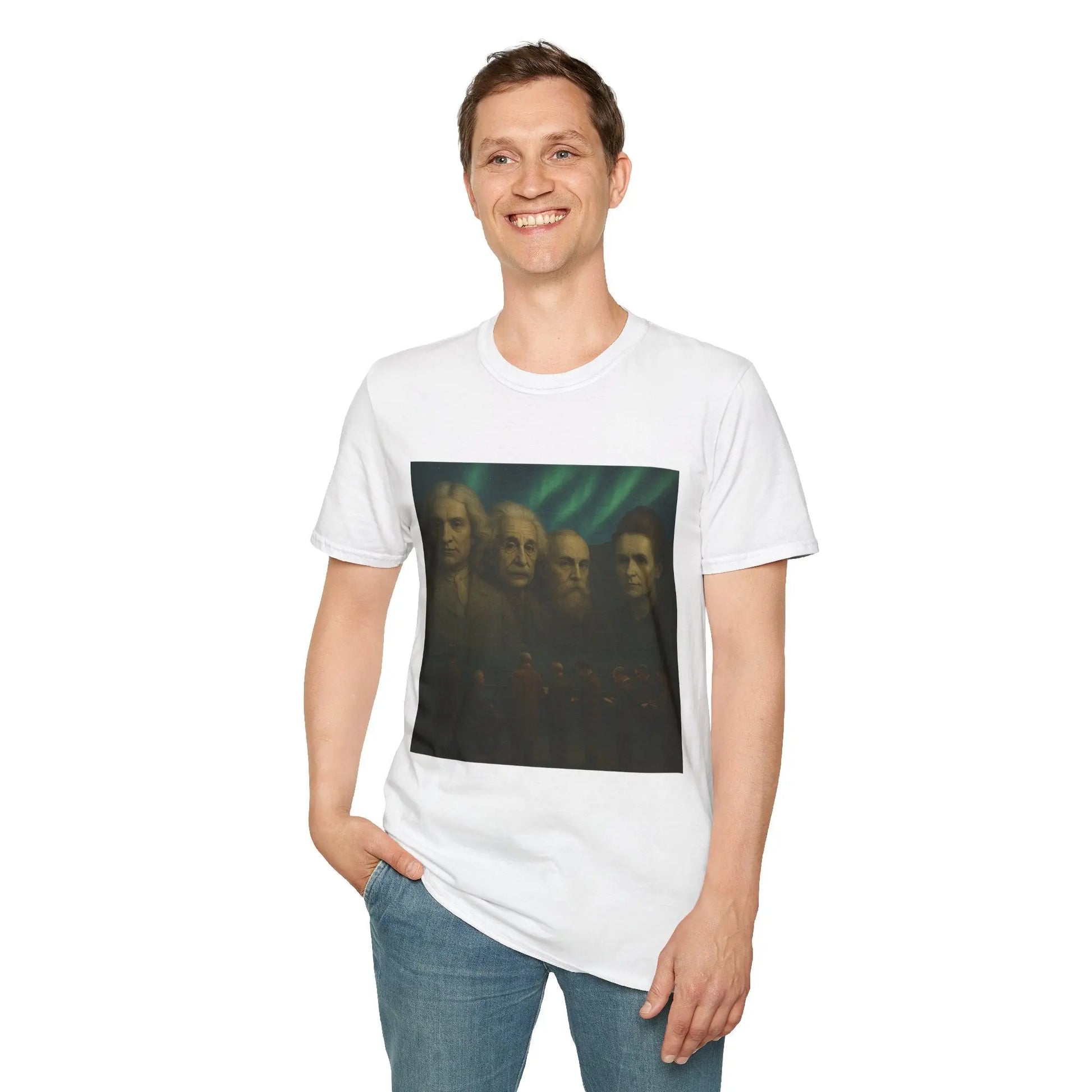 Physics Mt Rushmore Unisex T-Shirt Printify