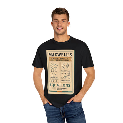Vintage Science T-shirt, Maxwell's Equations Tee, Unisex Shirt, Gift for Science Lovers, Educational Apparel, Physics T-shirt, Nerdy Tee
