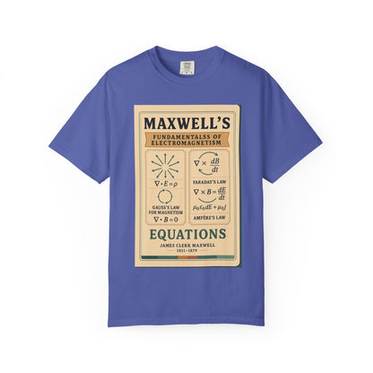 Vintage Science T-shirt, Maxwell's Equations Tee, Unisex Shirt, Gift for Science Lovers, Educational Apparel, Physics T-shirt, Nerdy Tee