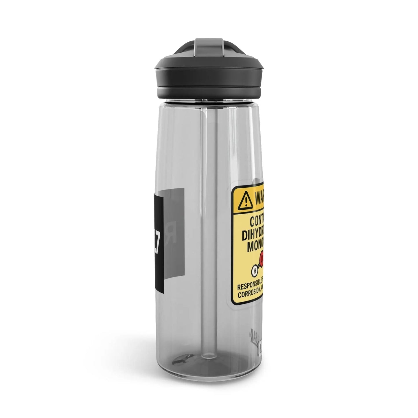 CamelBak Eddy® Water Bottle — 'Warning: Contains Hydrogen Monoxide' 20/25oz Printify
