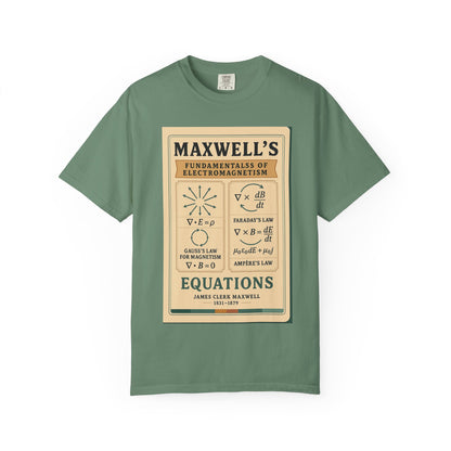 Vintage Science T-shirt, Maxwell's Equations Tee, Unisex Shirt, Gift for Science Lovers, Educational Apparel, Physics T-shirt, Nerdy Tee
