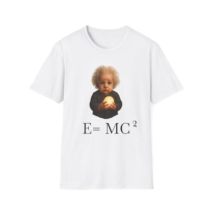Einstein Baby Illustration T-Shirt, Cute Science Shirt, Gift for Science Lovers, Educational Apparel