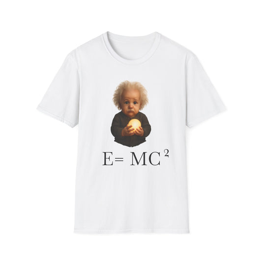 Einstein Baby Illustration T-Shirt, Cute Science Shirt, Gift for Science Lovers, Educational Apparel