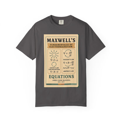 Vintage Science T-shirt, Maxwell's Equations Tee, Unisex Shirt, Gift for Science Lovers, Educational Apparel, Physics T-shirt, Nerdy Tee