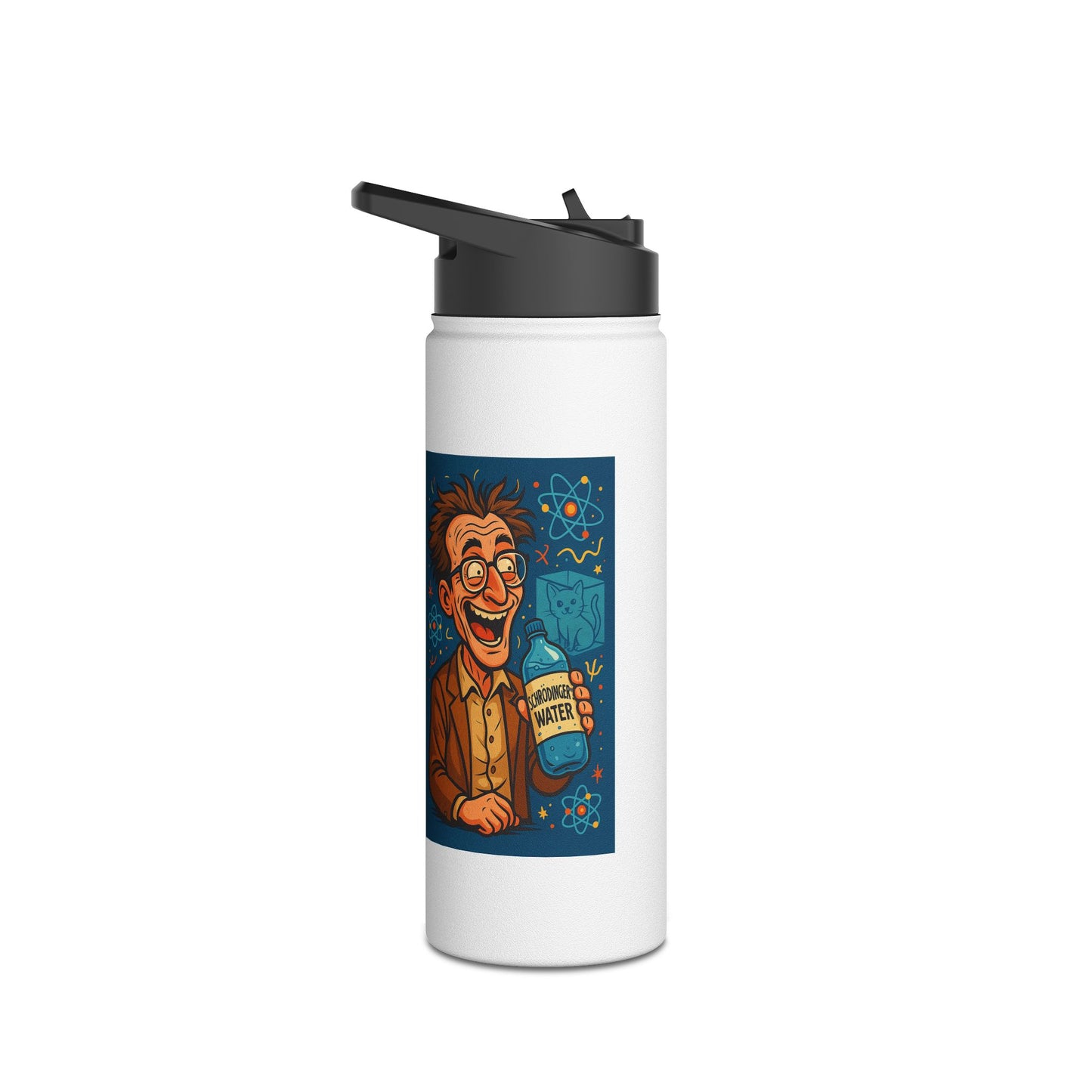 Playful Stainless Steel Water Bottle, Motivational Drink Flask for Adventurers, Unique Gifts for Students, Outdoor Activities, Gym [...]