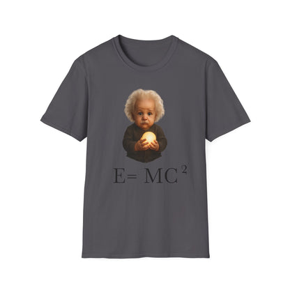 Einstein Baby Illustration T-Shirt, Cute Science Shirt, Gift for Science Lovers, Educational Apparel