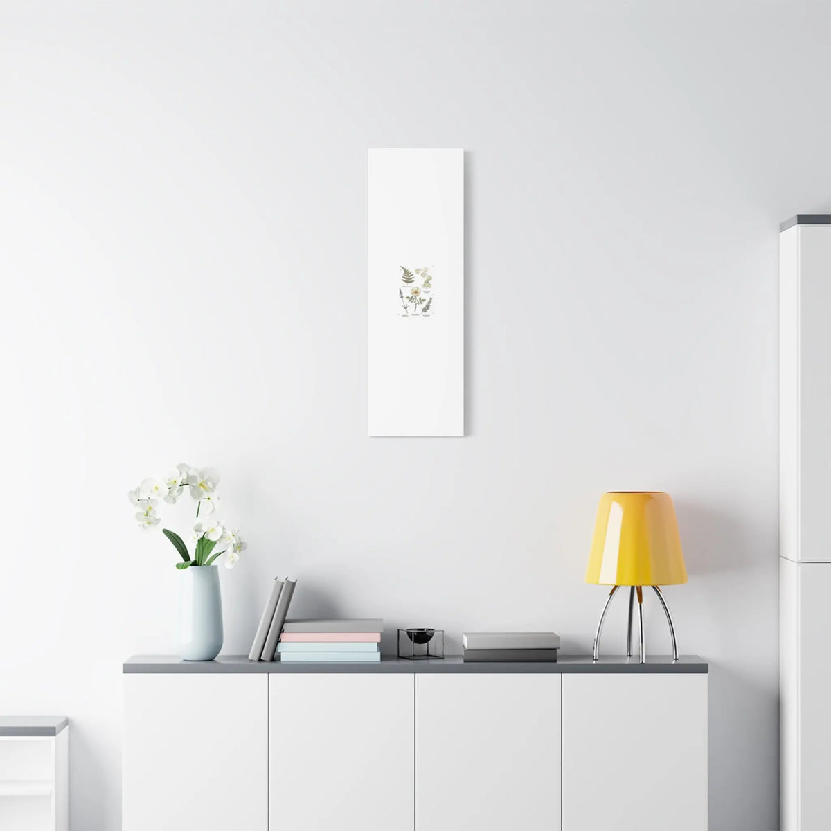 Botanical Illustration Canvas | Herbarium Wall Print, Vintage Plant Diagram Printify