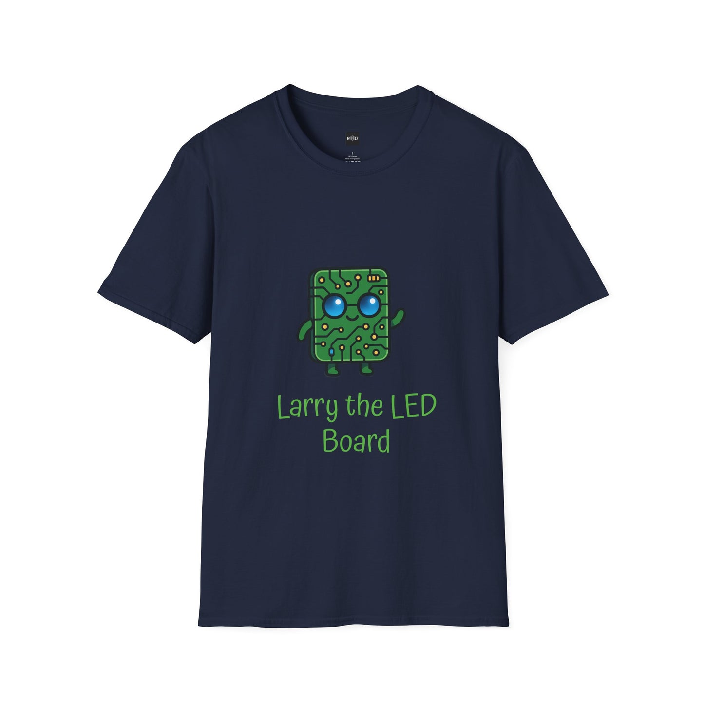 Larry the LED Board T‑Shirt — Cute Circuit Board Tech Tee