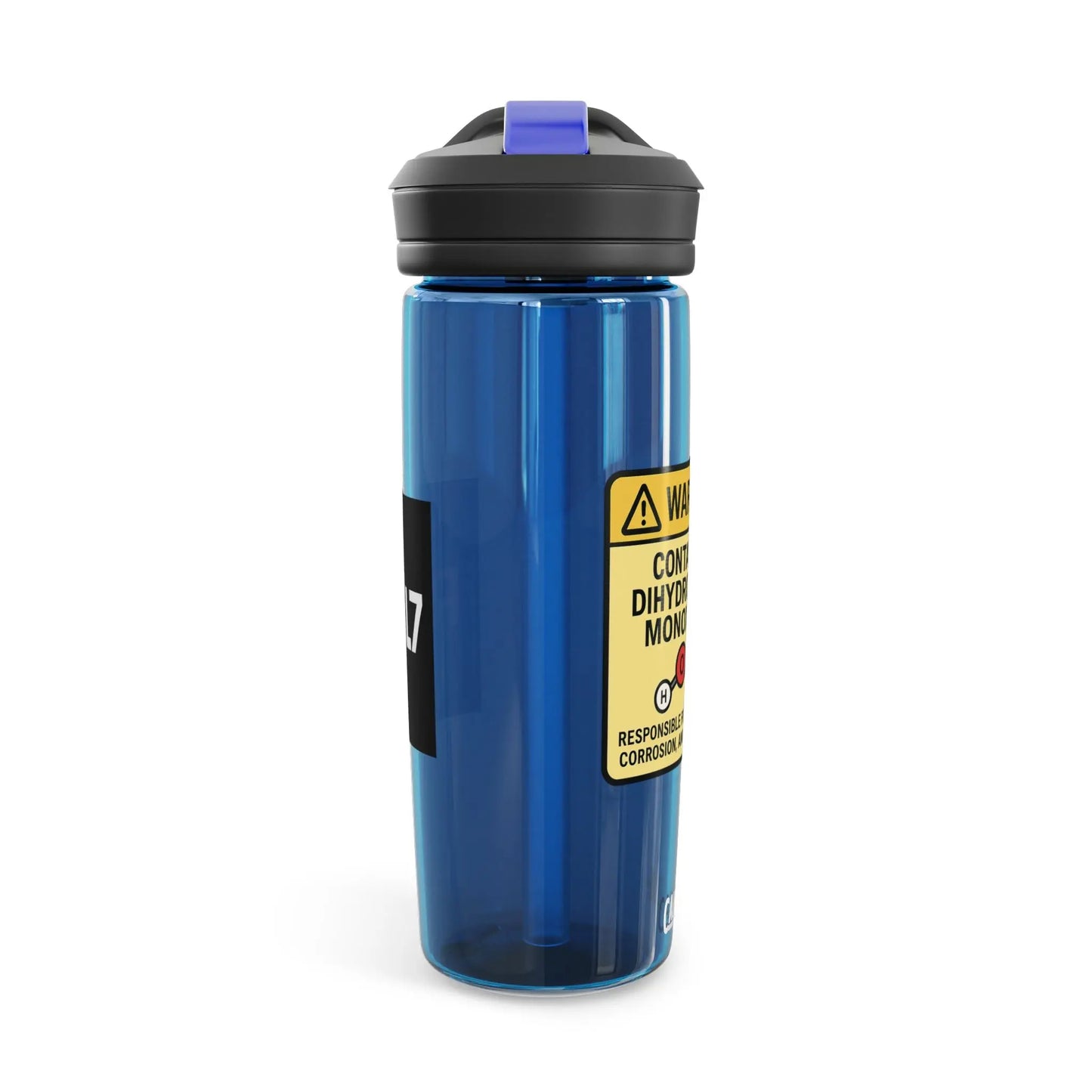 CamelBak Eddy® Water Bottle — 'Warning: Contains Hydrogen Monoxide' 20/25oz Printify