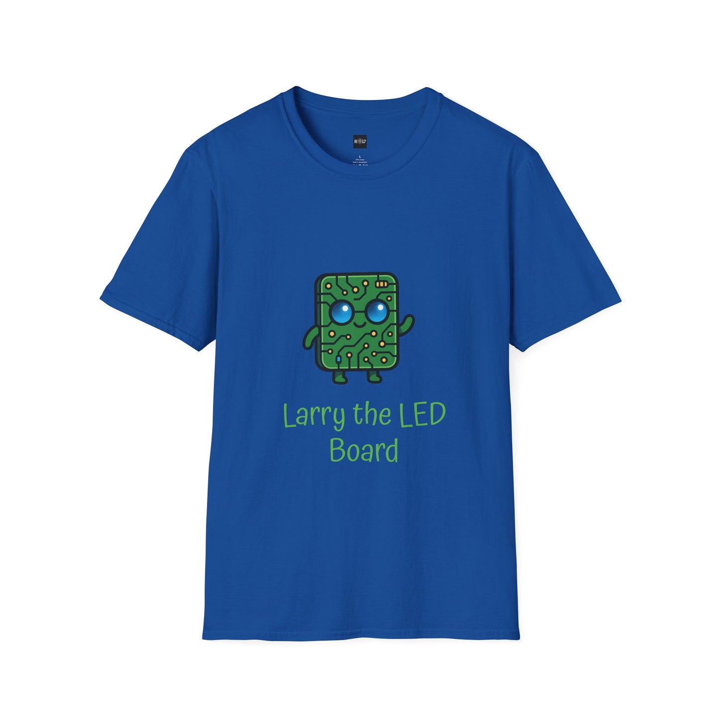 Larry the LED Board T‑Shirt — Cute Circuit Board Tech Tee