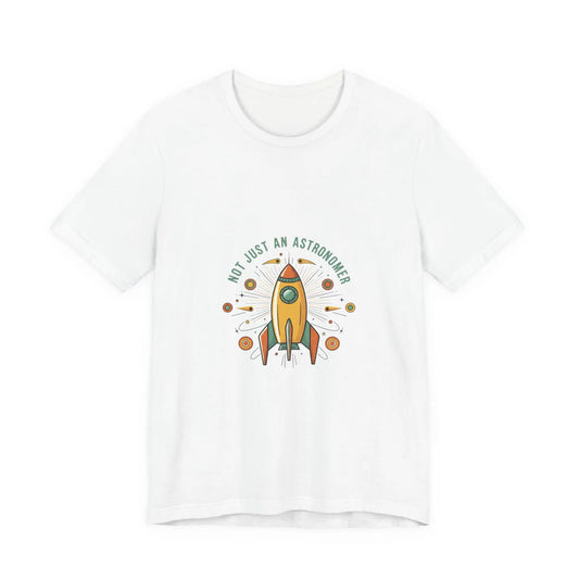 Retro Rocket Graphic Tee | mid-century space art, atomic starburst shirt Printify