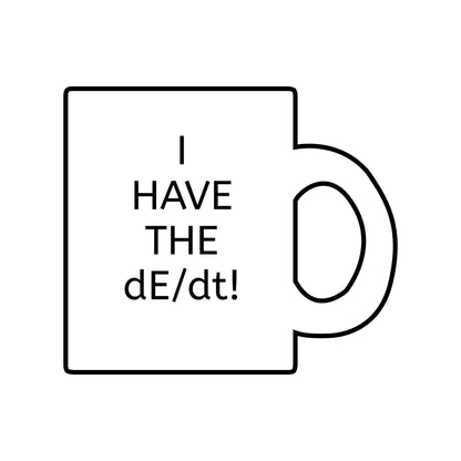 Mug - 'I have the power' Clear Glass with Handle, 10oz