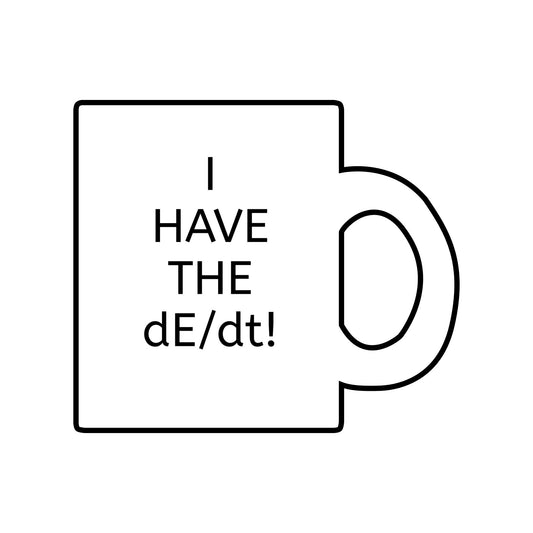 Mug - 'I have the power' Clear Glass with Handle, 10oz