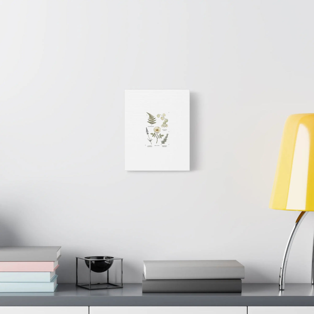 Botanical Illustration Canvas | Herbarium Wall Print, Vintage Plant Diagram Printify