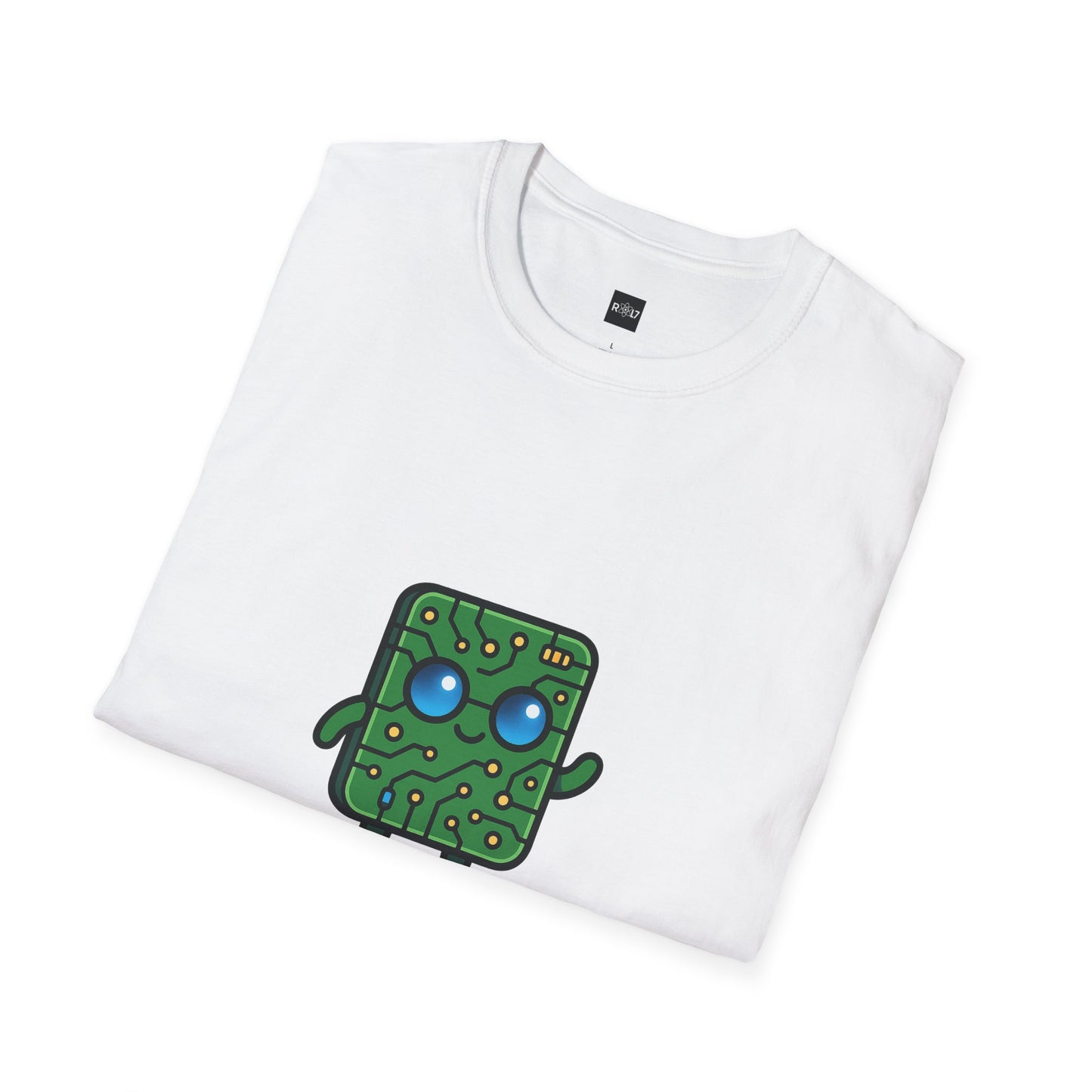 Larry the LED Board T‑Shirt — Cute Circuit Board Tech Tee